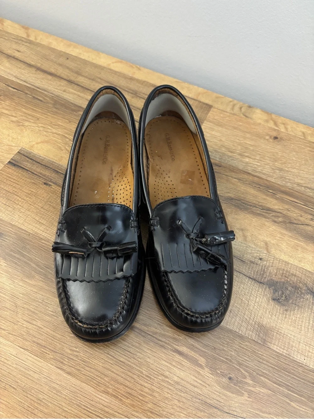 G.H. Bass Weejuns Washington Leather Kiltie Tassel Loafer Black Women’s